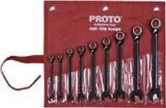 Stanley Proto JSCV-9S 9 pc Reversible Combo Ratchet Wrench Set