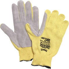 Honeywell KV18A-100-50 Junk Yard Dog Kevlar Gloves Men's Yellow