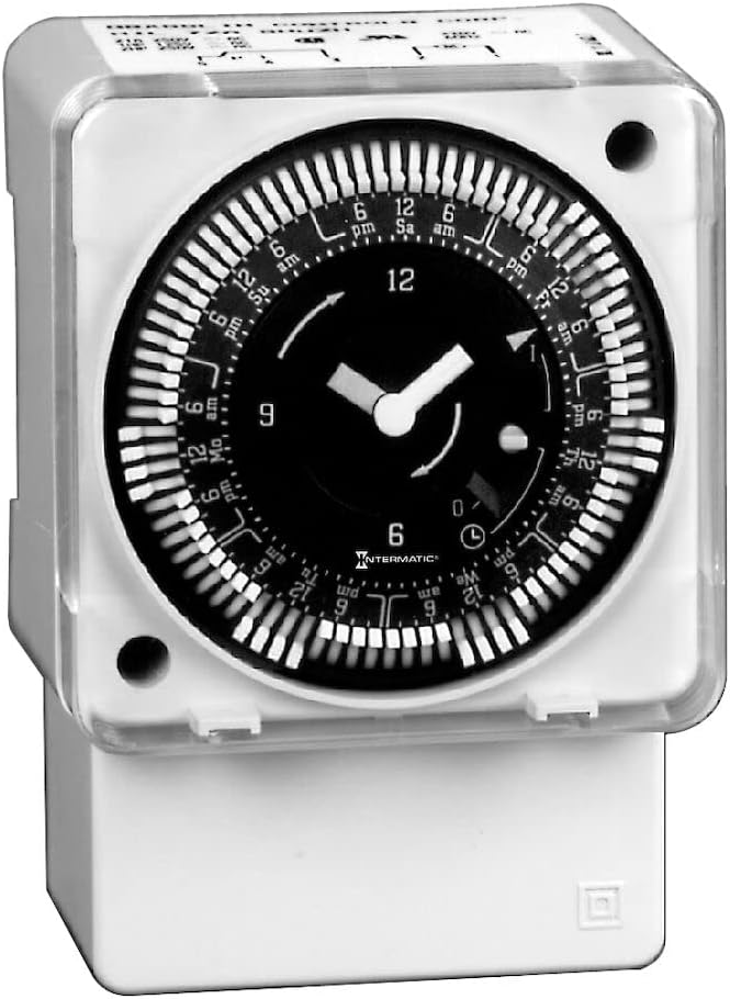 Intermatic MIL72ASWUZH-120 Grasslin 7-Day Timer Module 120V Surface/DIN Rail Mount with Manual Override