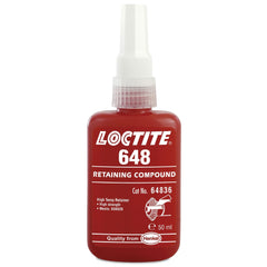 Loctite 1835920 648 Retaining Compound 50 mL Bottle Green 3,900 psi