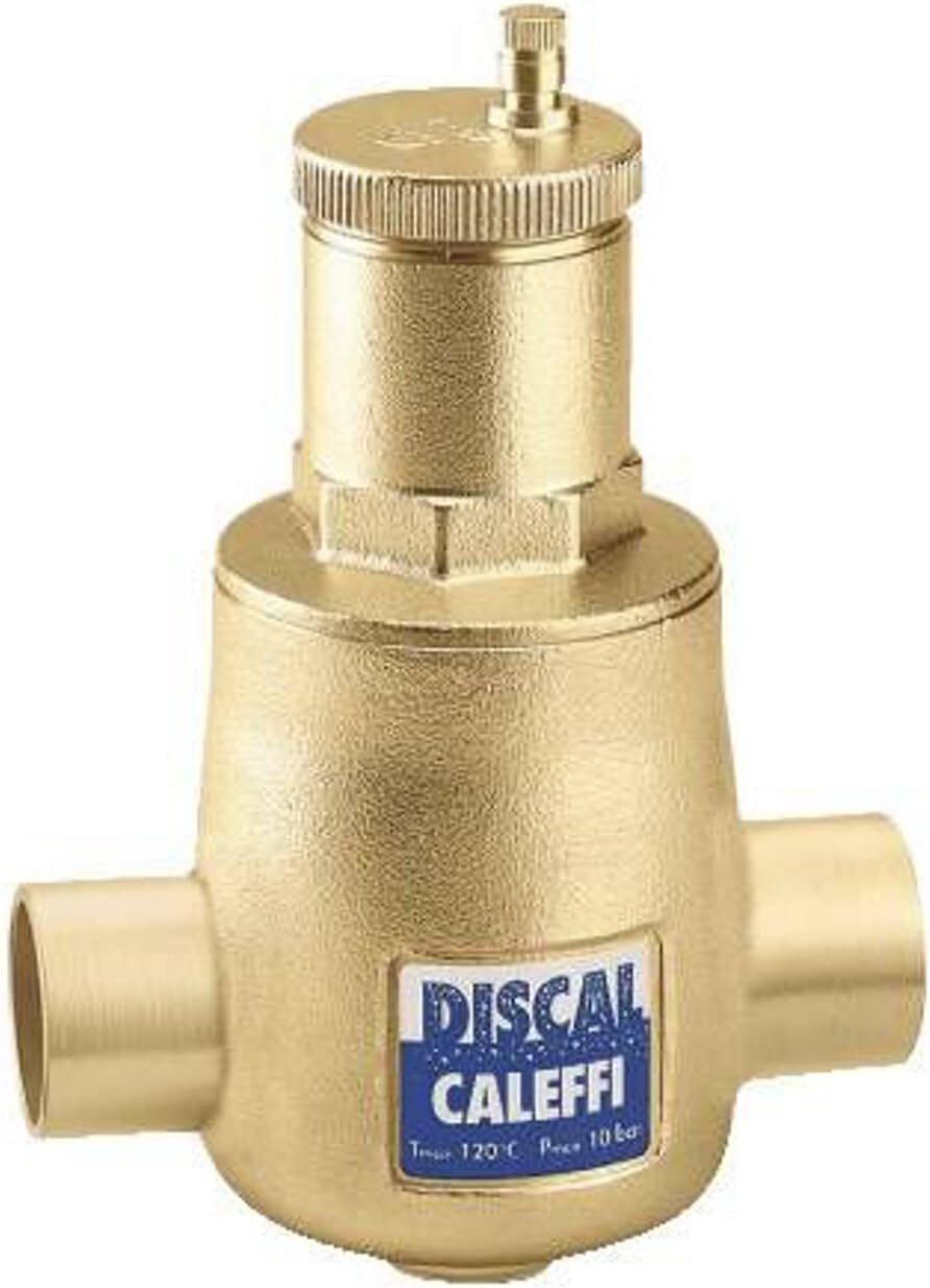 Caleffi 551028A Dismal Air Separator FNPT 1-Inch Sweat Connections