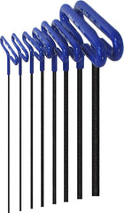 Eklind 55198 Cushion Grip Hex T-Key Allen Wrench 8pc Set Metric MM Sizes 2-10 9 Inch Shaft