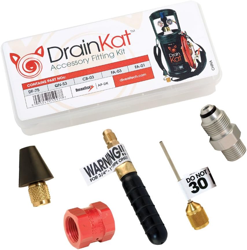 DIVERSITECH AP-DK Drain Kat Accessory Fitting Kit Modern 11 Inches 1 Pack