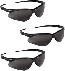 Kleenguard 22475 Nemesis Safety Glasses Black Frame and Smoke Anti-fog Lenses For Outdoor