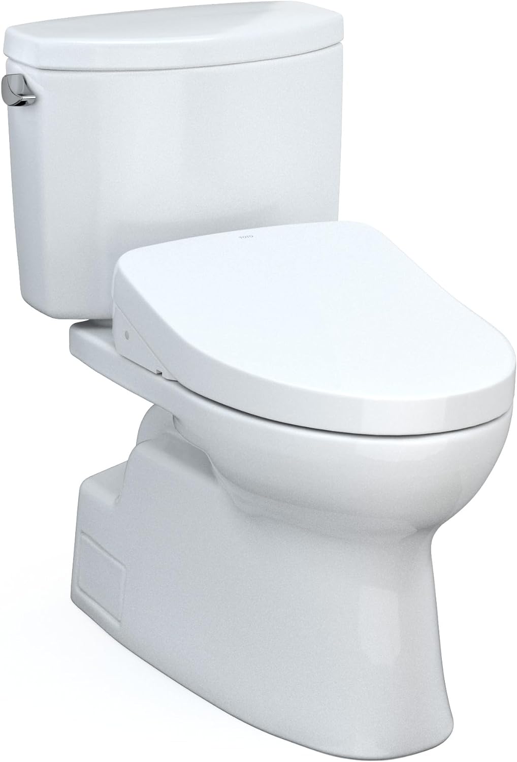 Toto MW4743046CEFG01 Vespin II Two-Piece Elongated 1.28 GPF Toilet with Washlet S500e Cotton White