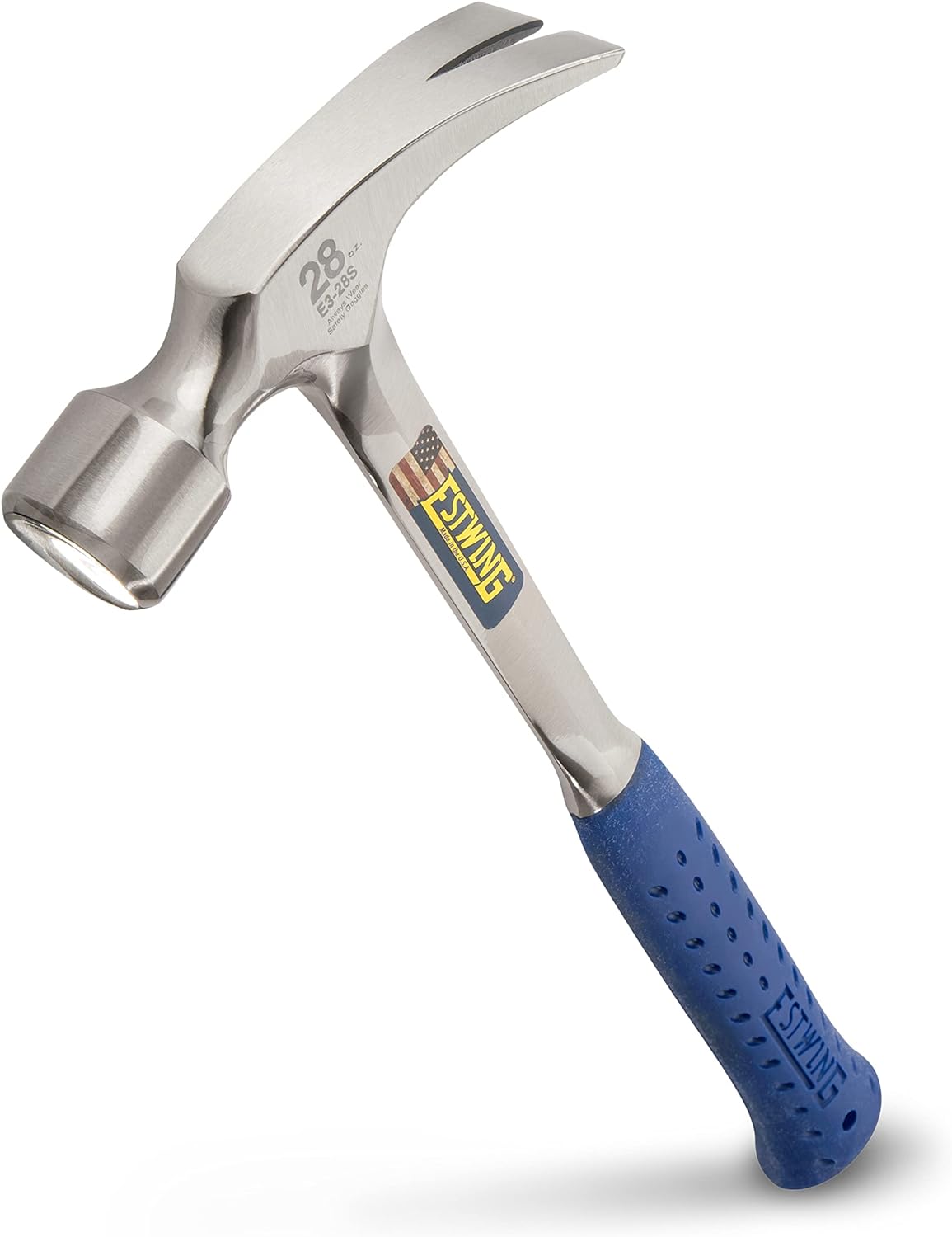 Estwing E3-28S Framing Hammer 28 oz Long Handle Straight Rip Claw