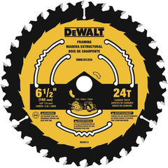 DEWALT DWA161224 Circular Saw Blade, 6 1/2 Inch, 24 Tooth, Framing