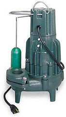 Zoeller 282-0002 Waste-Mate Non-Automatic Submersible Sewage Pump 115 Volt 1/2 Horse Power