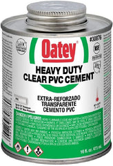 Oatey 30876 Heavy Duty Clear PVC Cement 16 oz