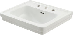 Toto LT532.8#01 Promenade 8 CTR 24 Lavatory, 8 Inch Widespread, Cotton White