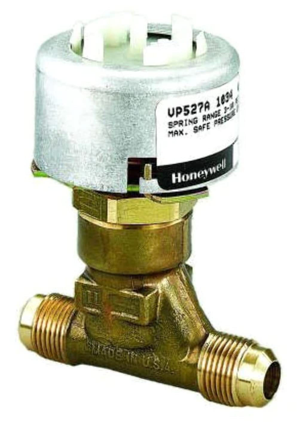 Honeywell VP527A1026 Pneumatic Water Valve 1.0 Cv 3-10 PSI 1/2 Flare Connection