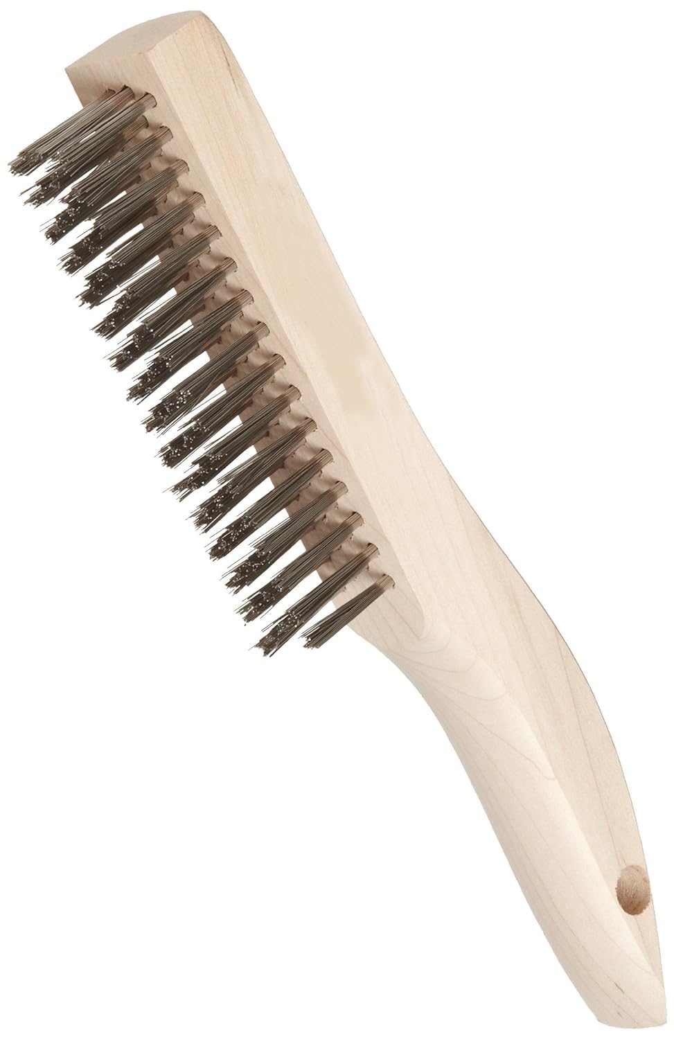 Weiler 44064 Wire Scratch Brush Stainless Steel 10 inches 4 x 16 Rows