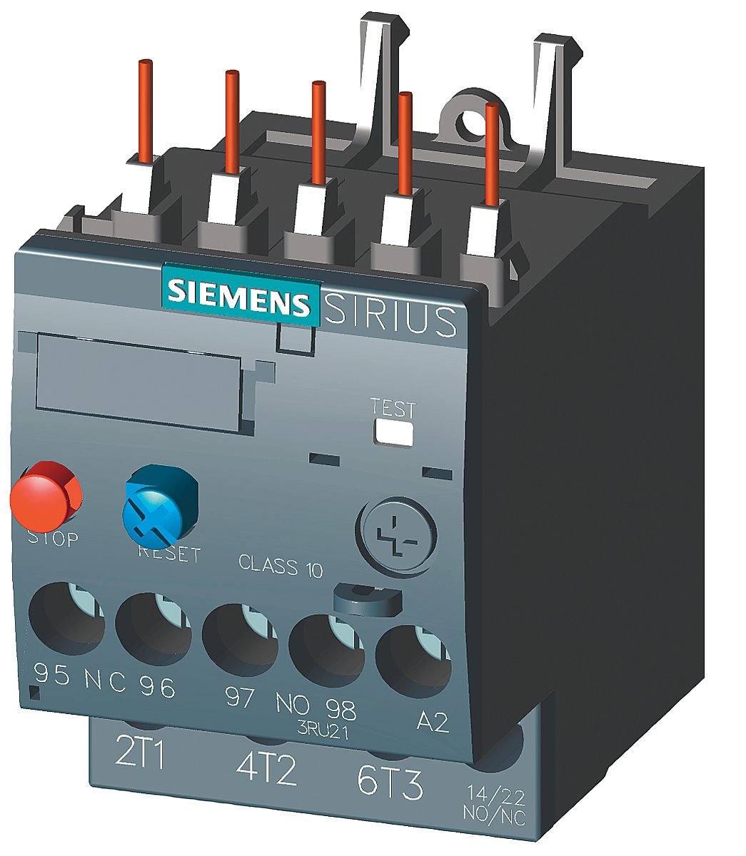 Siemens 3RU2116-1BB0 Overload Relay 1.4-2.0 Amp 690V 3-Pole Class 10