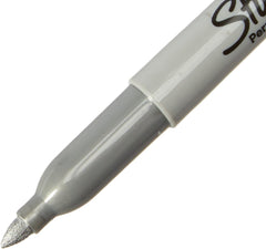 Sharpie 39013 Permanent Marker Fine Point Nontoxic Metallic Silver