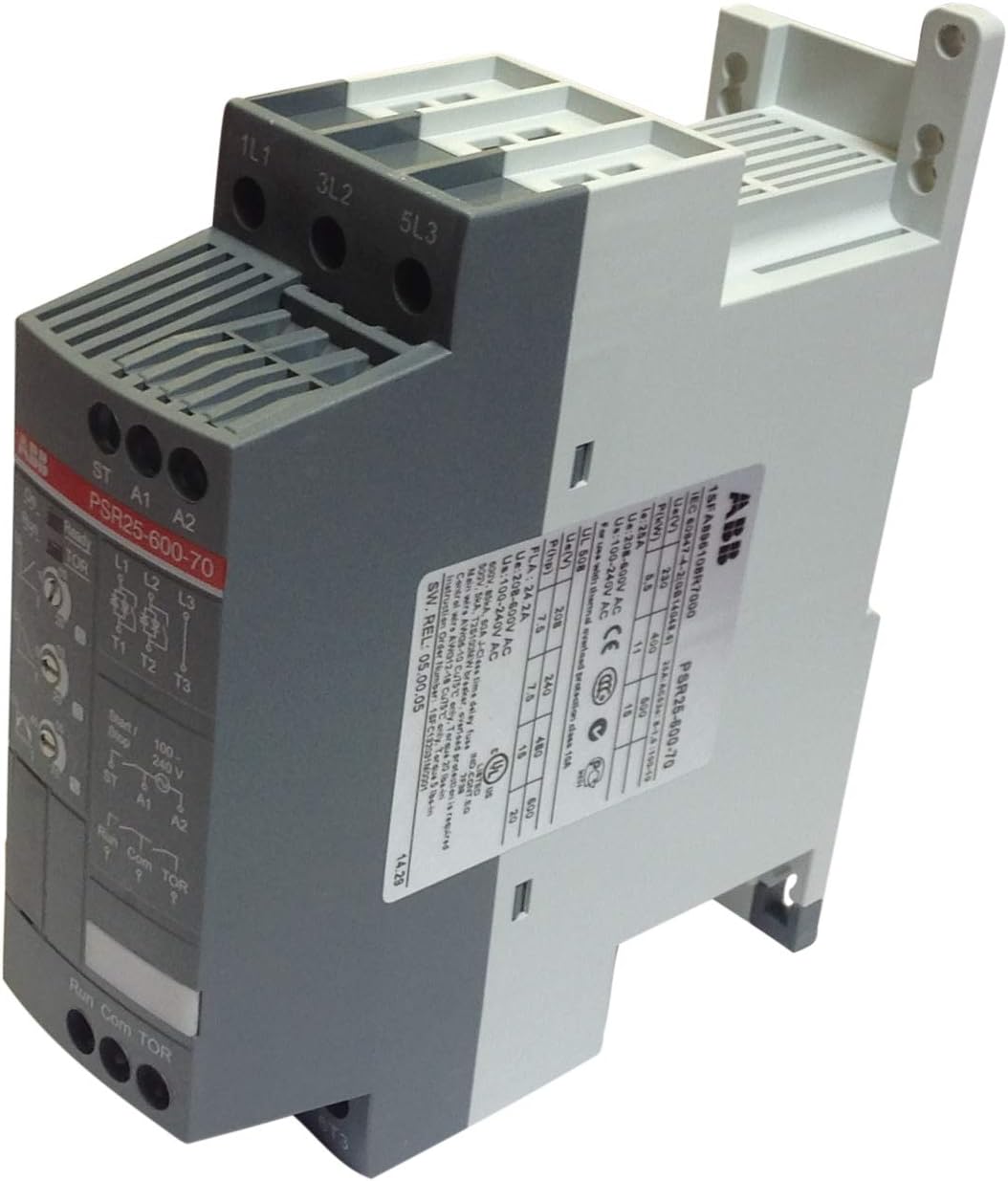 ABB PSR25-600-70 Softstarter 1.5 Kilowatts 240 Volts