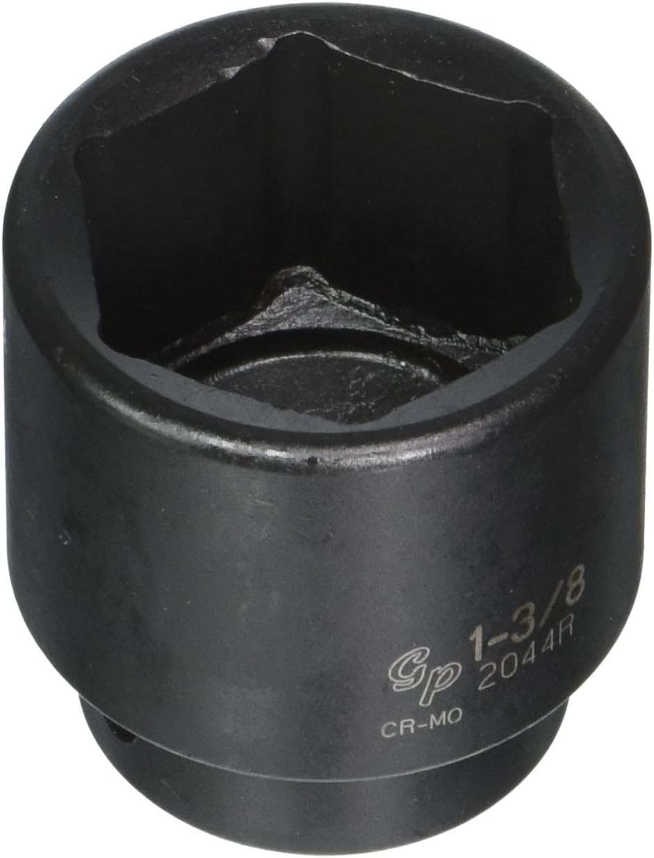 Grey Pneumatic 2044R Impact Socket 1/2 in Drive Size 1-3/8 in Socket Size Hex