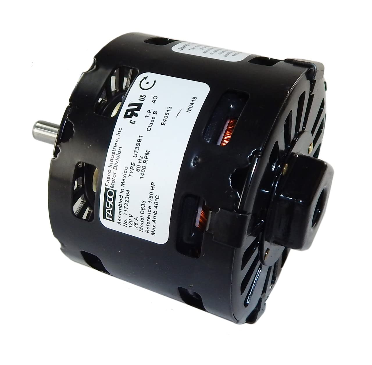 Fasco D633 Motor 1/50HP 120V 1400RPM Regal Rexnord - Fasco