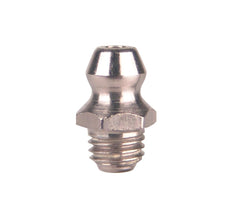 Alemite 1966-S Non-Corrosive Straight Fitting Stainless Steel 1/4-28 Taper 17/32 OAL 3/16 Shank 5/16 Hex 1/4 Taper