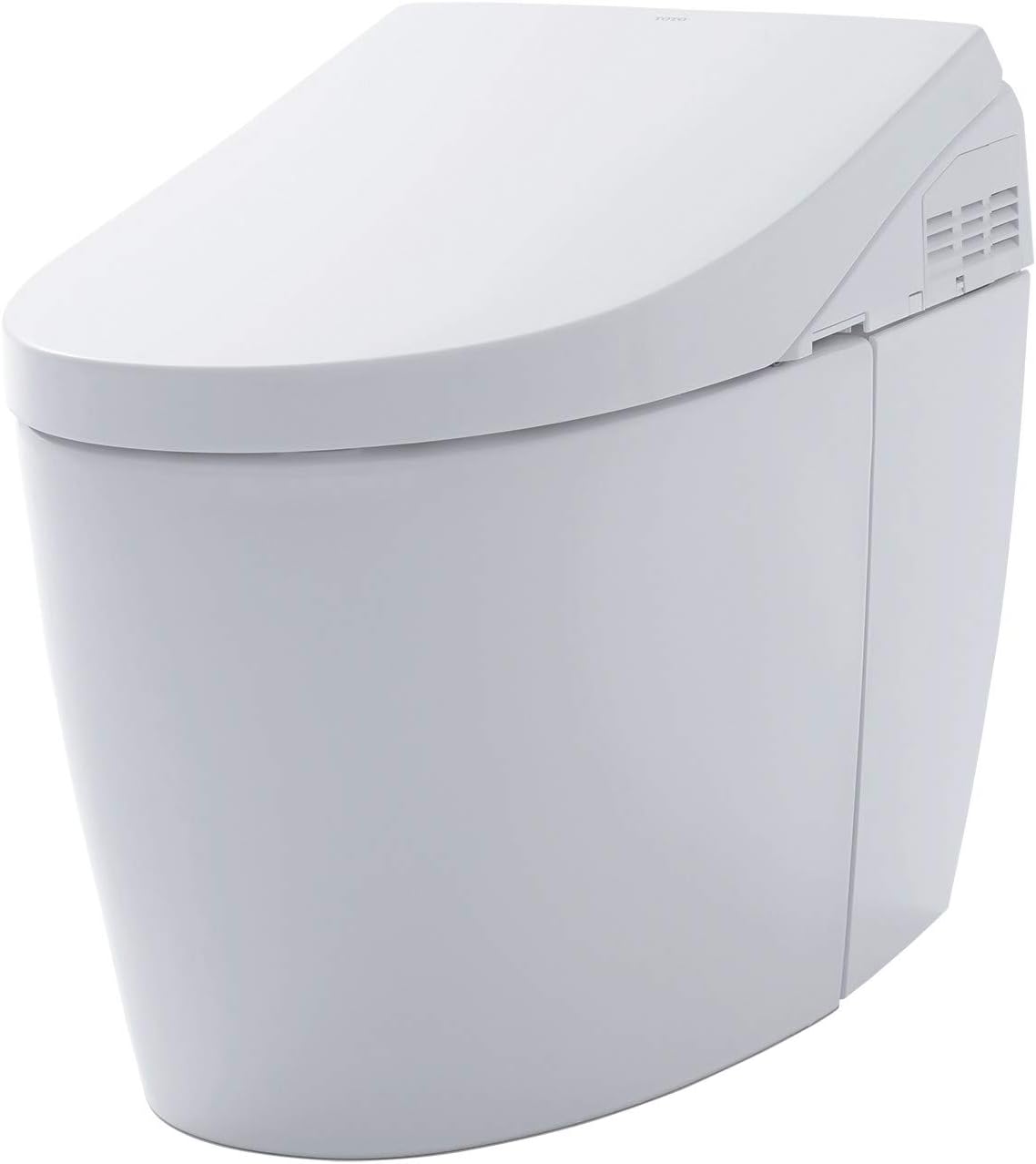 Toto MS989CUMFG#01 Neorest AH Dual Flush 1.0 or 0.8 GPF Toilet with Integrated Bidet Seat and EWATER Cotton White