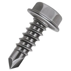 Malco BT233T Screws 8-18x3/4 Hex Head Steel Package Quantity of 500