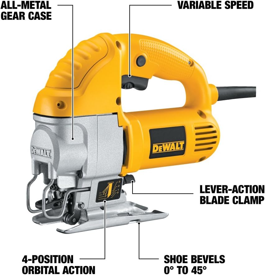 DEWALT DW317K Jig Saw Corded Electric 5.5A