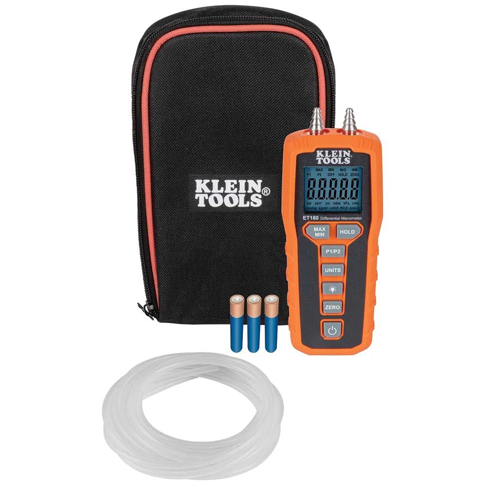 Klein Tools ET180 Digital Differential Manometer