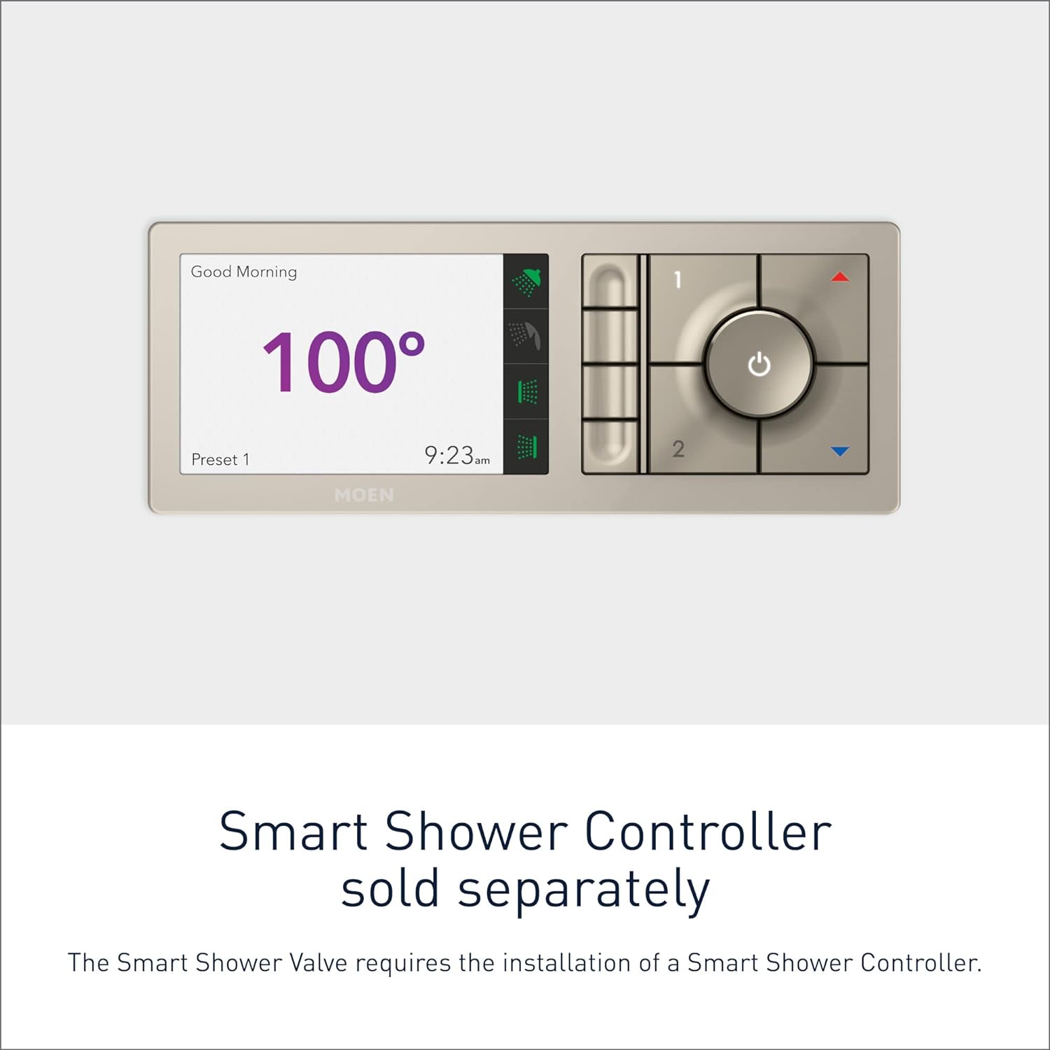 Moen S3102 U by Moen Digital Thermostatic Shower 2-Port Valve 0.5 Inch Connections