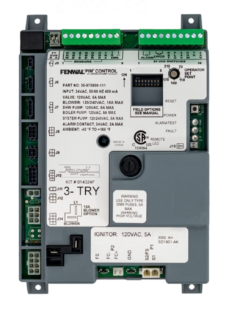 Raypak 014324F Ignition Control HIS Multi Try Kit Replacement