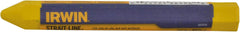 Irwin 66406 YEL Marking Crayon Yellow Pack of 12