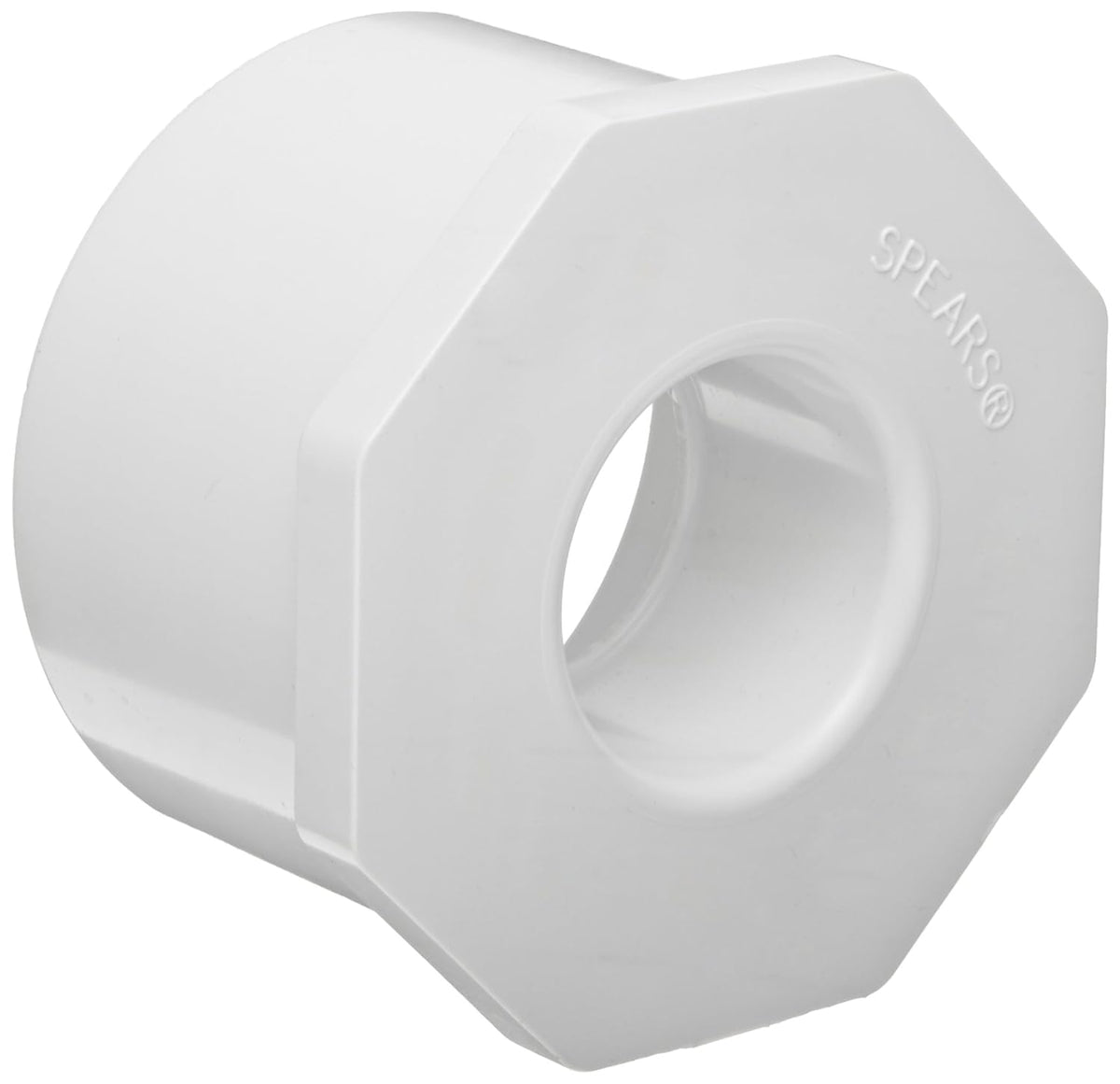 Spears 437-212 PVC Pipe Fitting Bushing Schedule 40 1-1/2 x 1-1/4