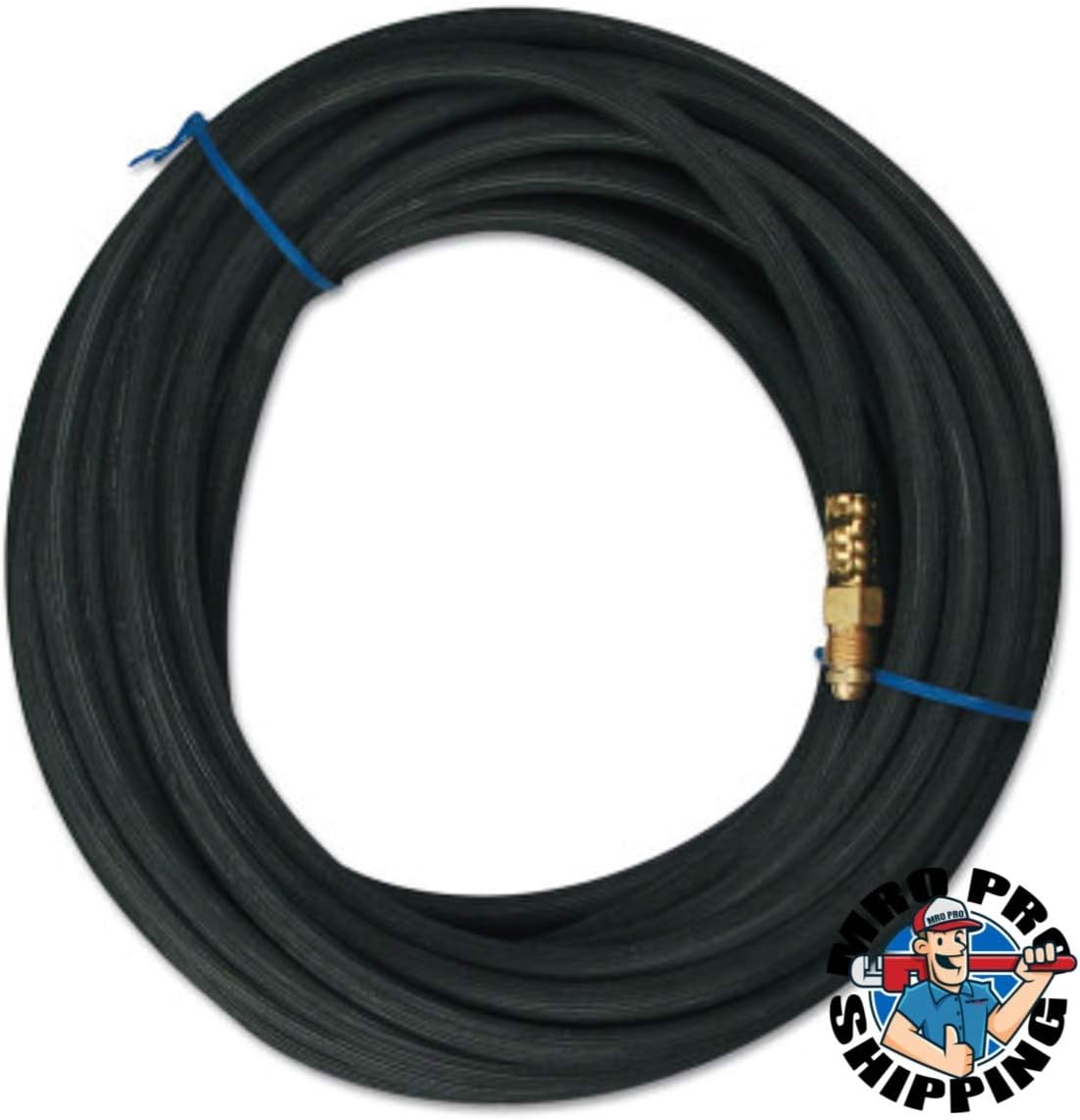 BEST WELDS 907-1/4X1-BLK-ARGON-RL Single Line Welding Hoses, 1/4 In, 750 Ft