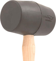 Estwing DH-12 12 Oz Deadhead Rubber Mallet, Wood Handle, Black