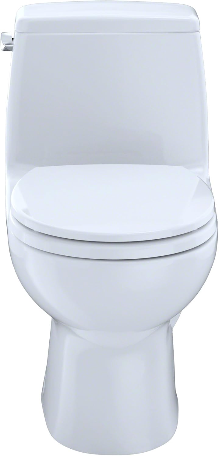 TOTO MS853113S#01 Ultramax Round One Piece Toilet, Cotton White