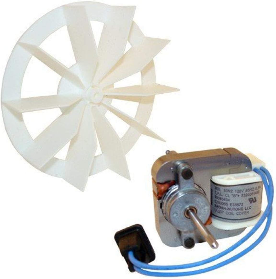 Broan-NuTone BP27 Bathroom Fan Replacement Motor and Wheel Set 50 CFM