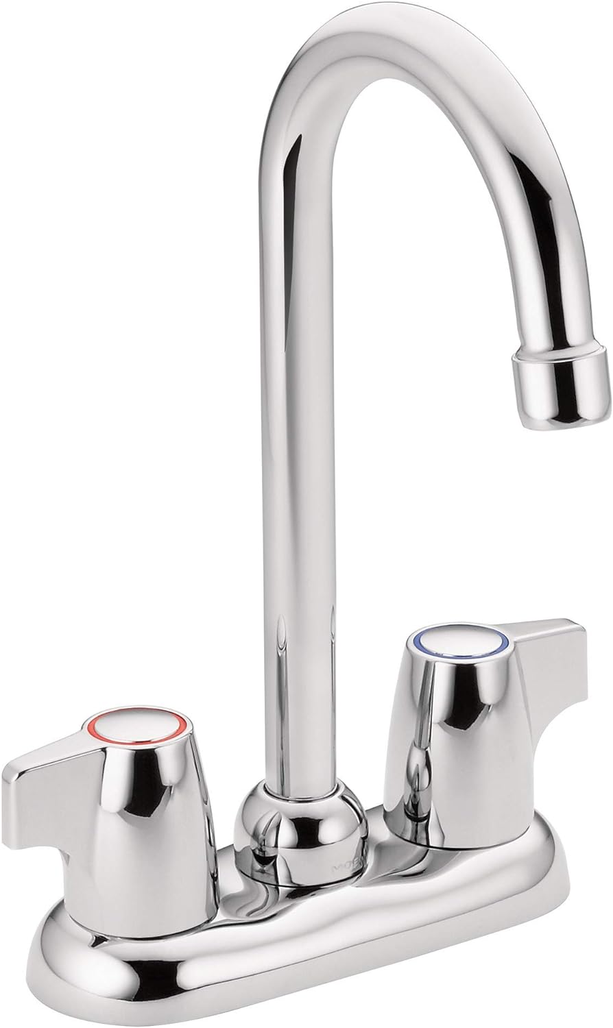 Moen 4903 Chateau Two-Handle High Arc Bar Faucet Chrome 0.5