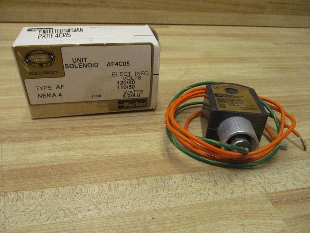 Parker Hannifin AF4C05 Solenoid Valve Coil Nema 4 120V 6 Watts Replacement AF4C05