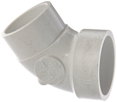 Spears P320-015 PVC DWV Pipe Fitting 1/6 Bend Elbow 1.5 Inch