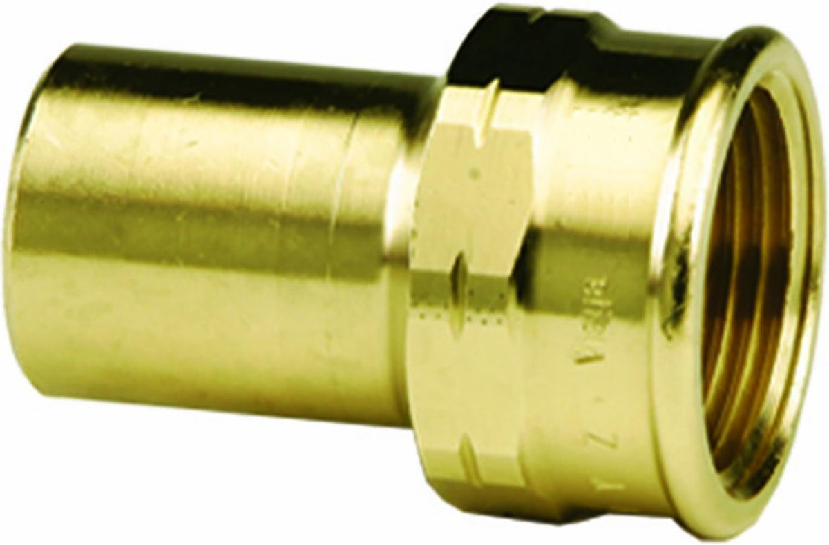 Viega 79435 ProPress Zero Lead Bronze Adapter 1/2 Inch x 3/4 Inch FTG x NPT