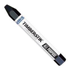 Markal 80353 Lumber Crayon Economical Wax Based Marker Black Pack of 12 1/2 Hex 4-5/8 Length