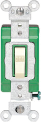 Leviton 3032-2I Toggle Double-Pole AC Quiet Switch 30 Amp 120/277 Volt