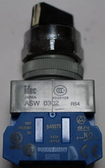 IDEC ASW320 3-Position Selector Switch 10A 600V