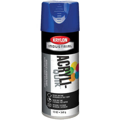 Krylon K01910A07 Acryli-Quik Acrylic Lacquer Safety Blue 12 oz