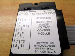 Honeywell Q7130A1006 Interface Module Selectable Voltage Range (4-7, 6-9, or 10.5-13.5 Vdc) Replacement MPN