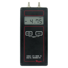 Dwyer 475-1-FM Differential Pressure Digital Manometer Handheld FM Approved 0-20 inches w.c.