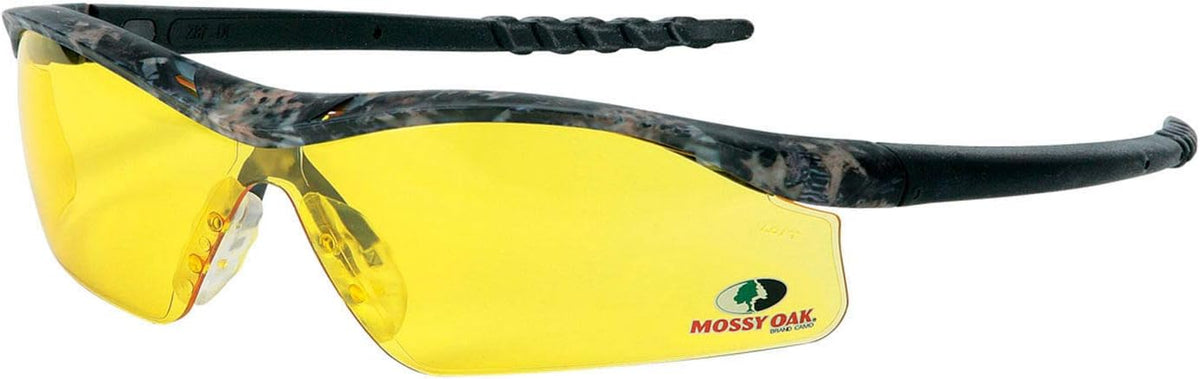 MCR Safety MODL114 Mossy Oak Dallas Safety Glasses Amber Lens