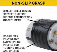 Pass & Seymour L620C L2330-C Locking Conn-Nema L23-30R