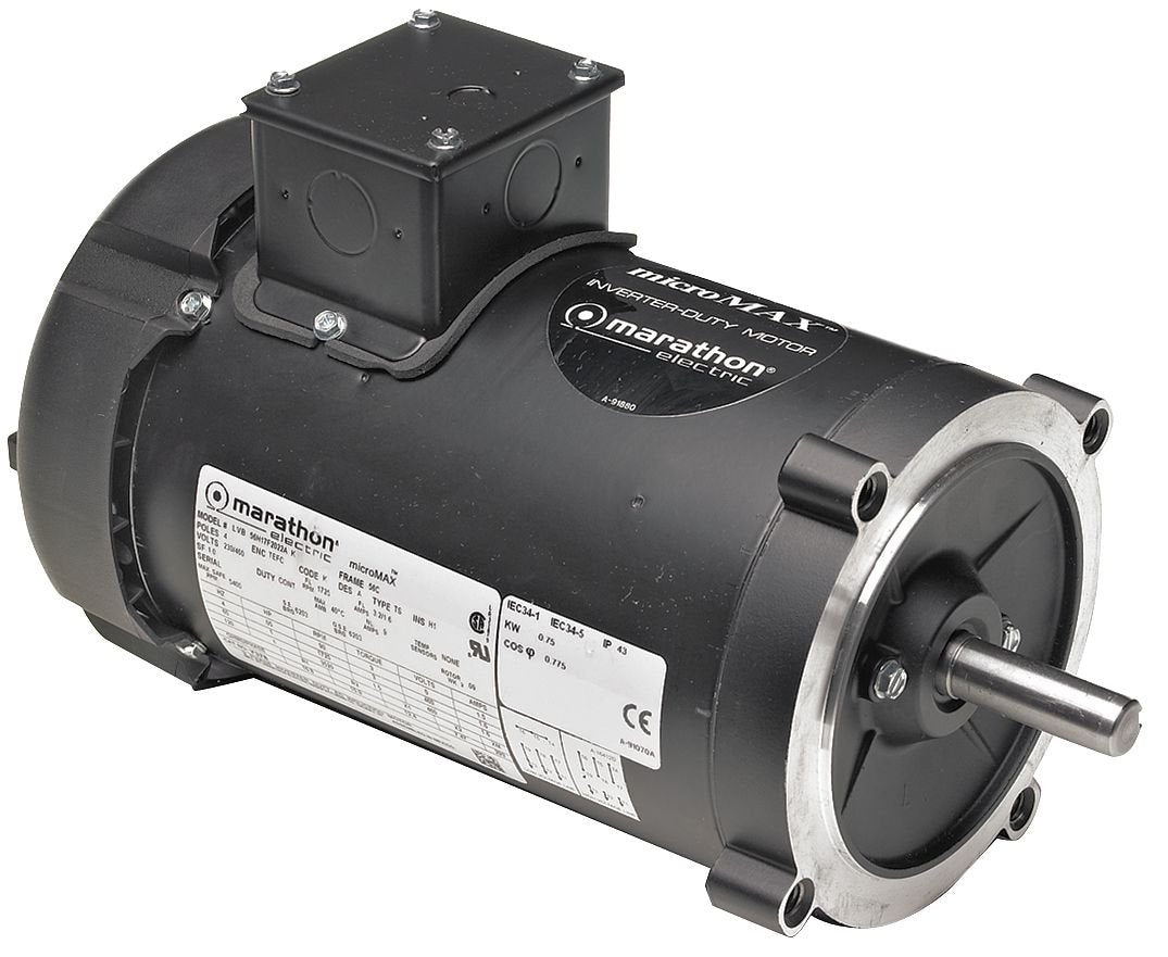 Marathon MY378 Y378 Vector Duty Motor 1 hp 1800 RPM 230/460 VAC