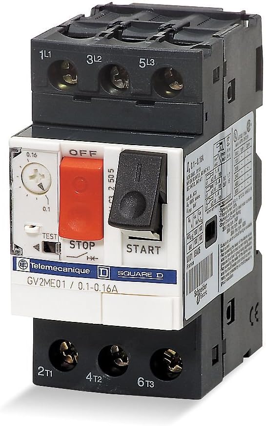 Schneider Electric GV2ME10 Manual Motor Starter 600V 6.3A