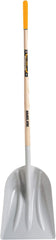 TRUE TEMPER 1680100 Poly Scoop Shovel with Hardwood Handle 48 Inch Straight Cushion-Grip Handle