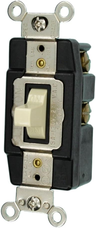 Leviton 1281-I Toggle Switch 15 Amp 120/277 Volt Replacement